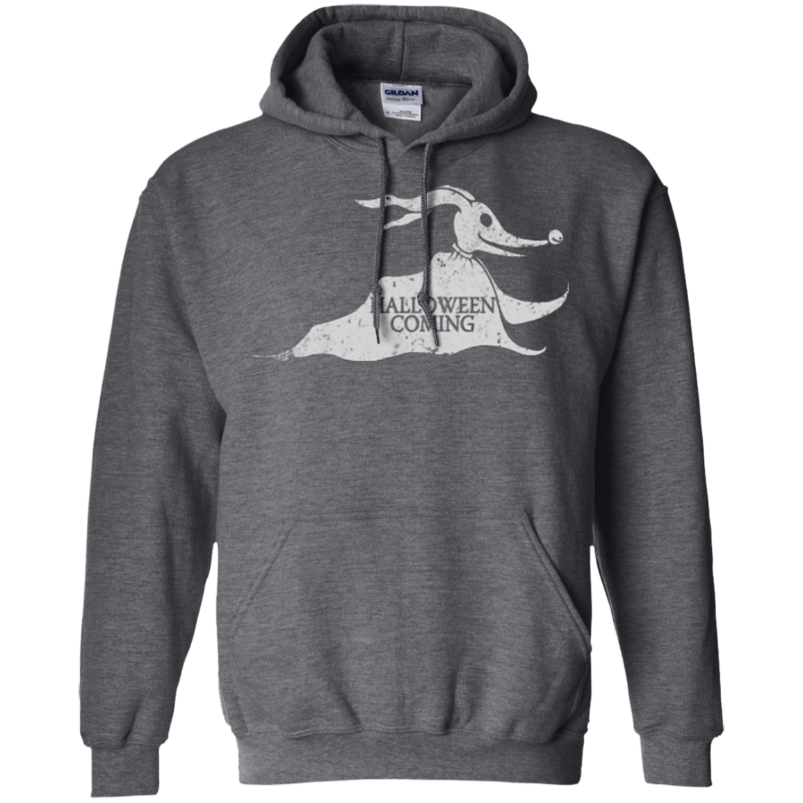 Sweatshirts Dark Heather / Small Halloween Is Coming Pullover Hoodie