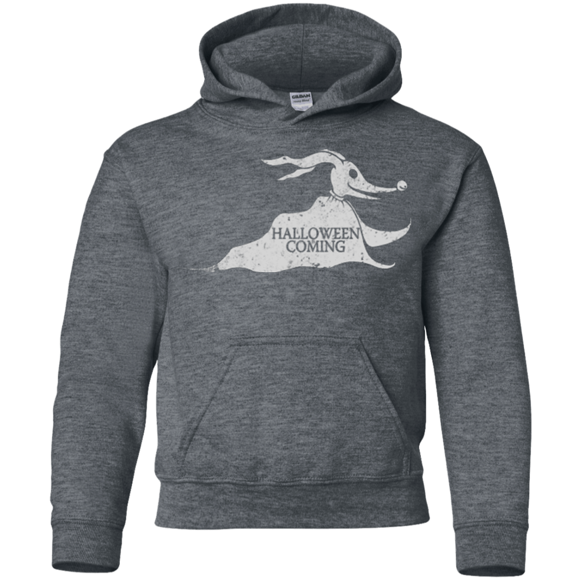 Sweatshirts Dark Heather / YS Halloween Is Coming Youth Hoodie