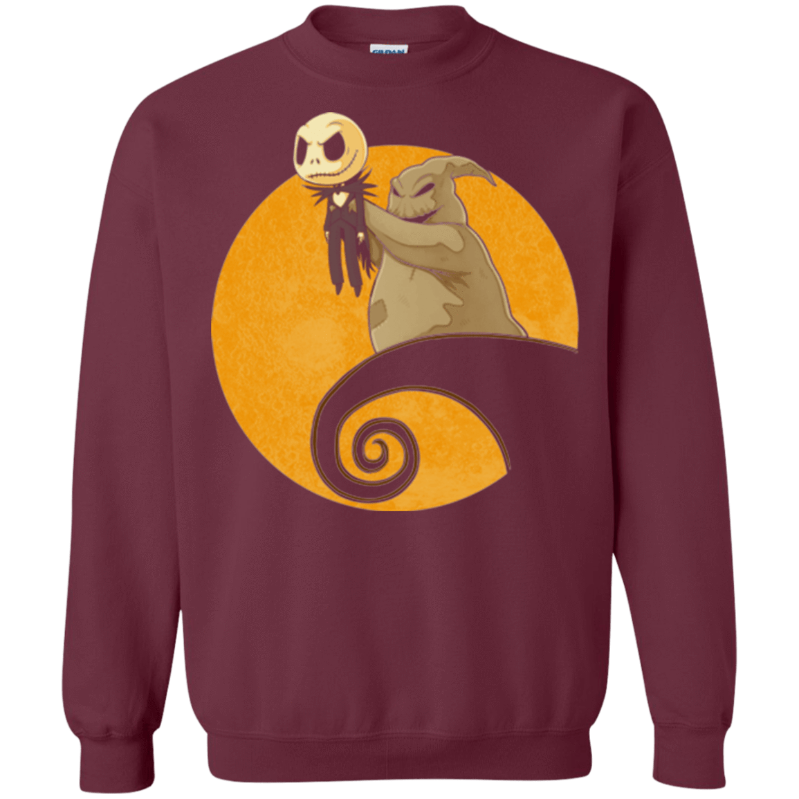 Sweatshirts Maroon / Small Halloween King Crewneck Sweatshirt