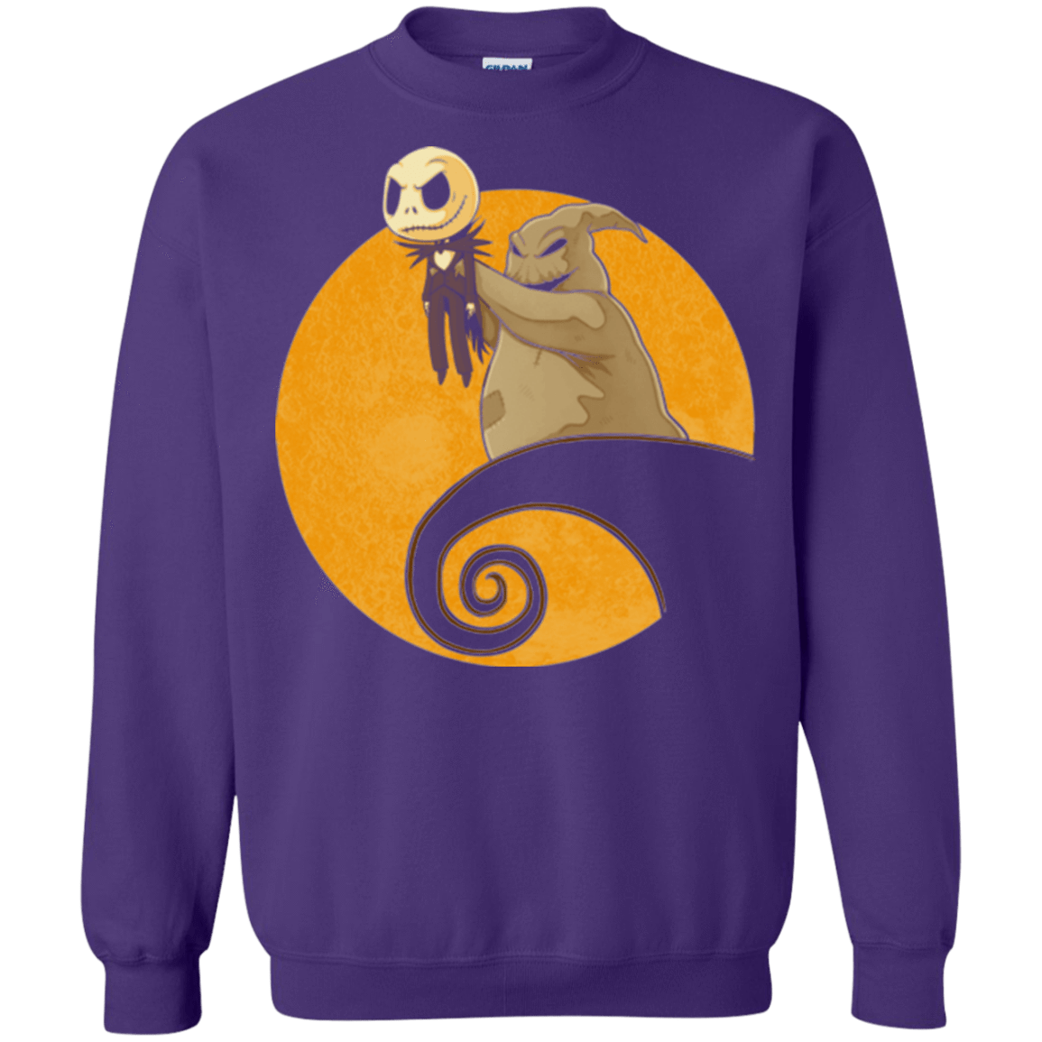 Sweatshirts Purple / Small Halloween King Crewneck Sweatshirt