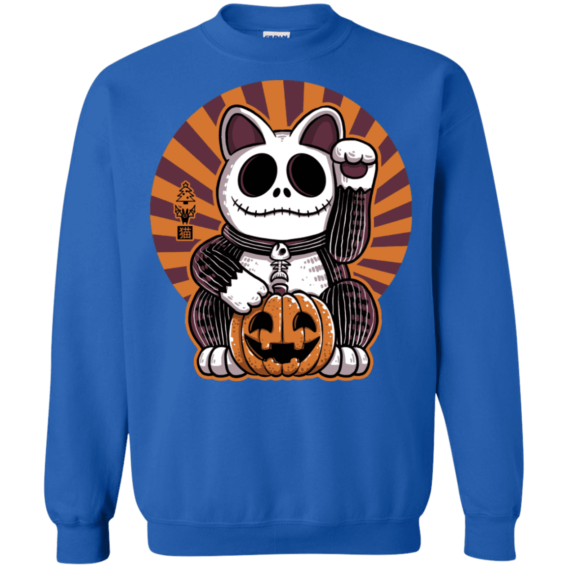 Sweatshirts Royal / S Halloween Neko Crewneck Sweatshirt