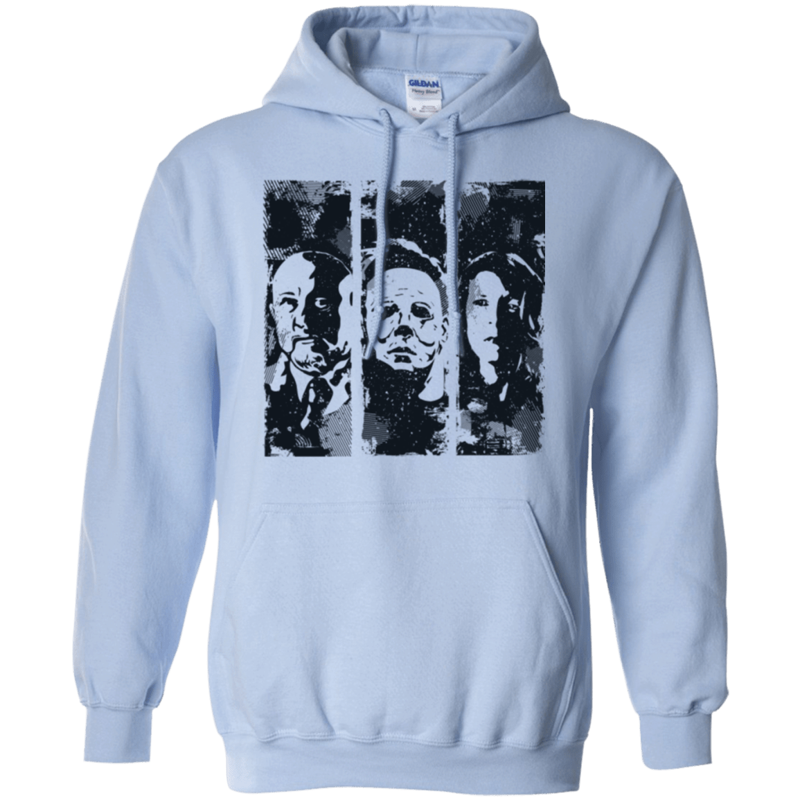 Sweatshirts Light Blue / Small HALLOWEEN Pullover Hoodie