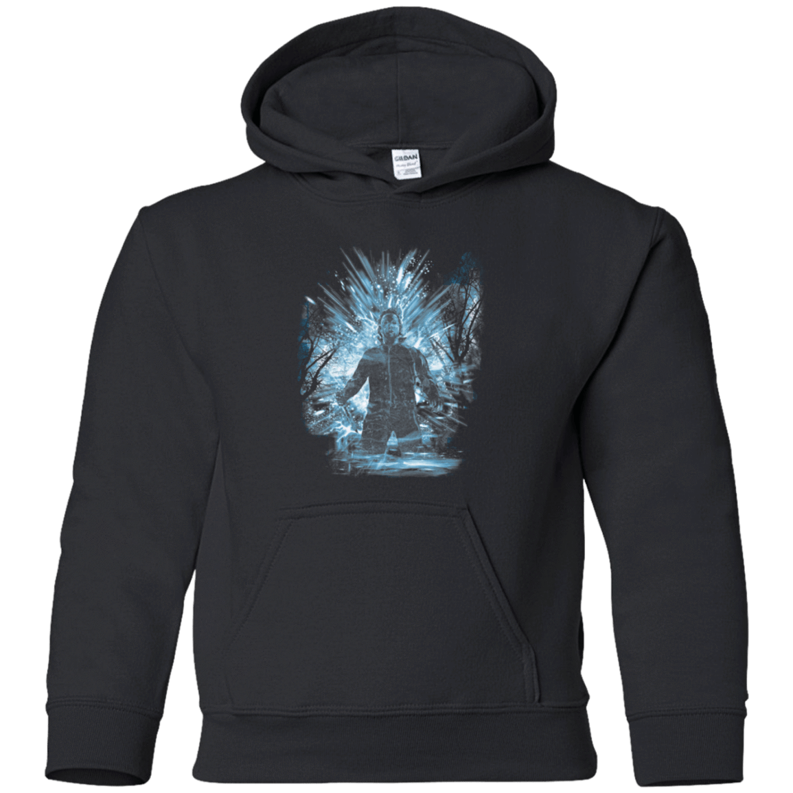 Sweatshirts Black / YS Halloween Storm Blue Youth Hoodie