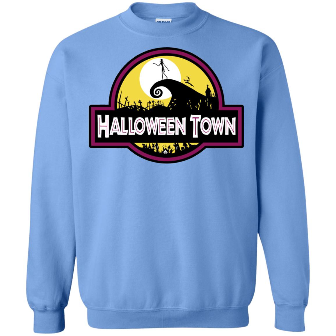 Sweatshirts Carolina Blue / S Halloween Town Crewneck Sweatshirt