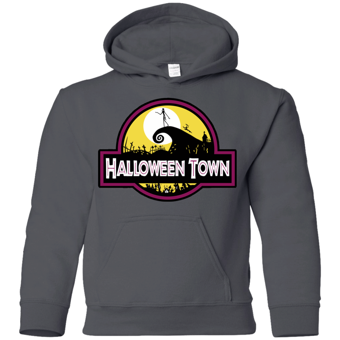 Sweatshirts Charcoal / YS Halloween Town Youth Hoodie