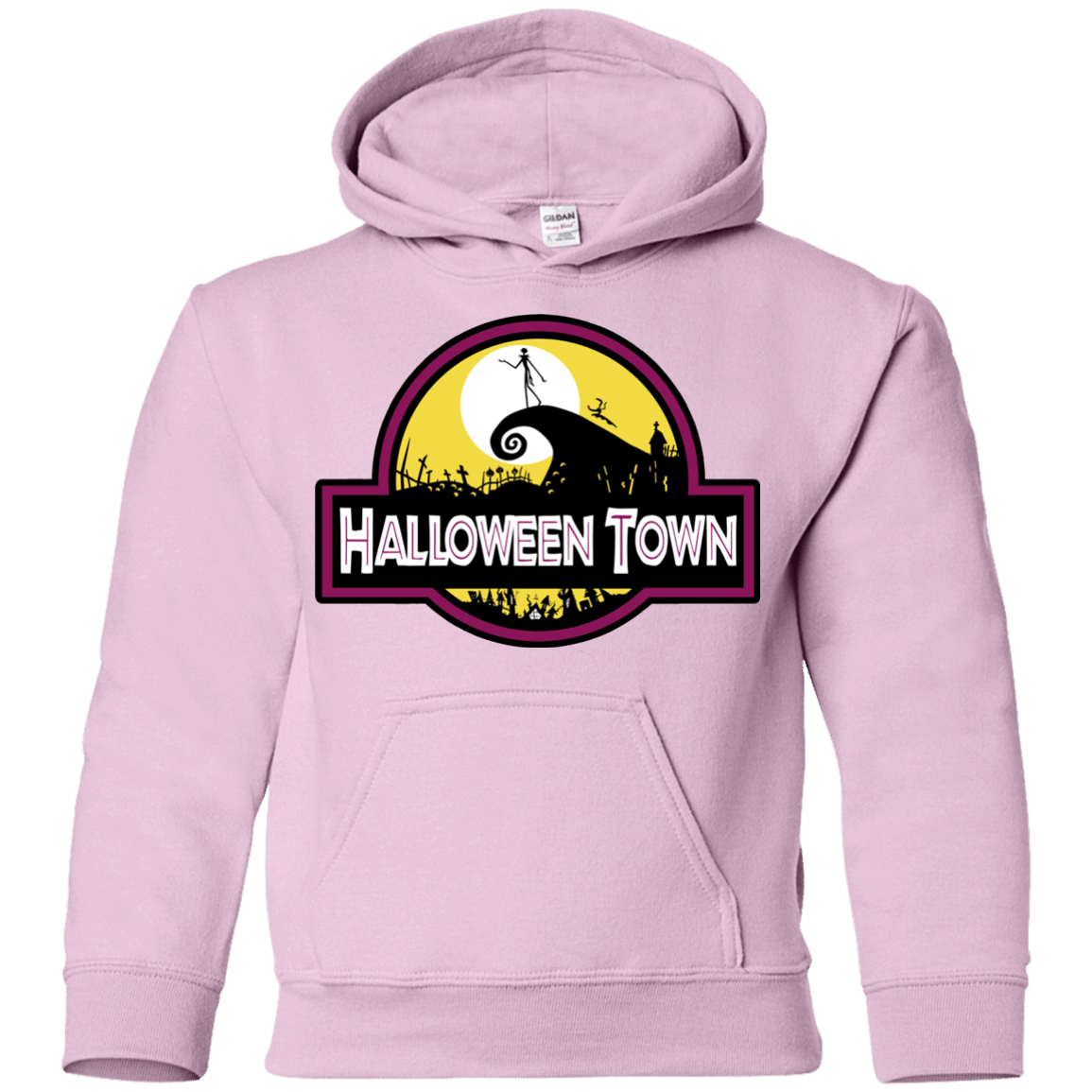 Sweatshirts Light Pink / YS Halloween Town Youth Hoodie