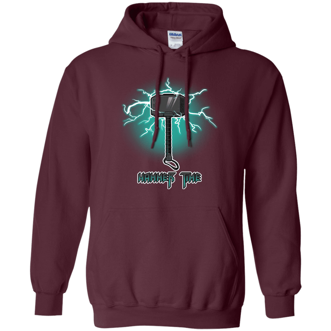 Sweatshirts Maroon / S Hammer Time Pullover Hoodie