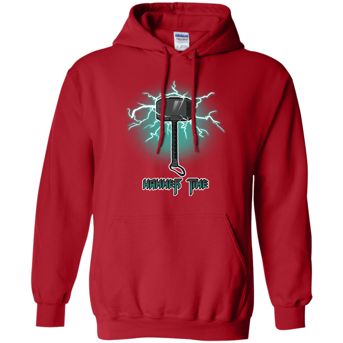 Sweatshirts Red / S Hammer Time Pullover Hoodie