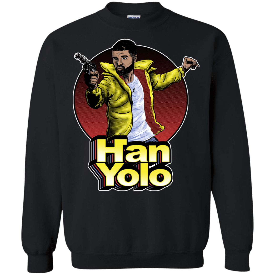 Sweatshirts Black / S Han Yolo Crewneck Sweatshirt