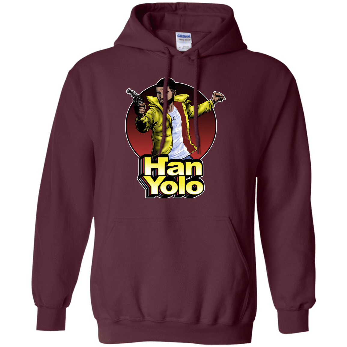 Sweatshirts Maroon / S Han Yolo Pullover Hoodie