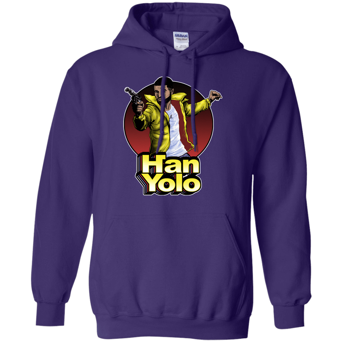 Sweatshirts Purple / S Han Yolo Pullover Hoodie