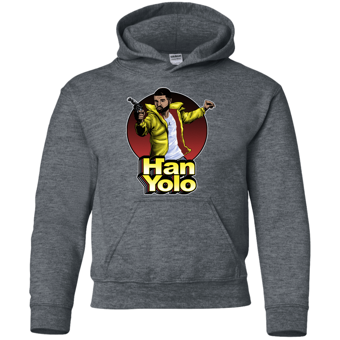 Sweatshirts Dark Heather / YS Han Yolo Youth Hoodie