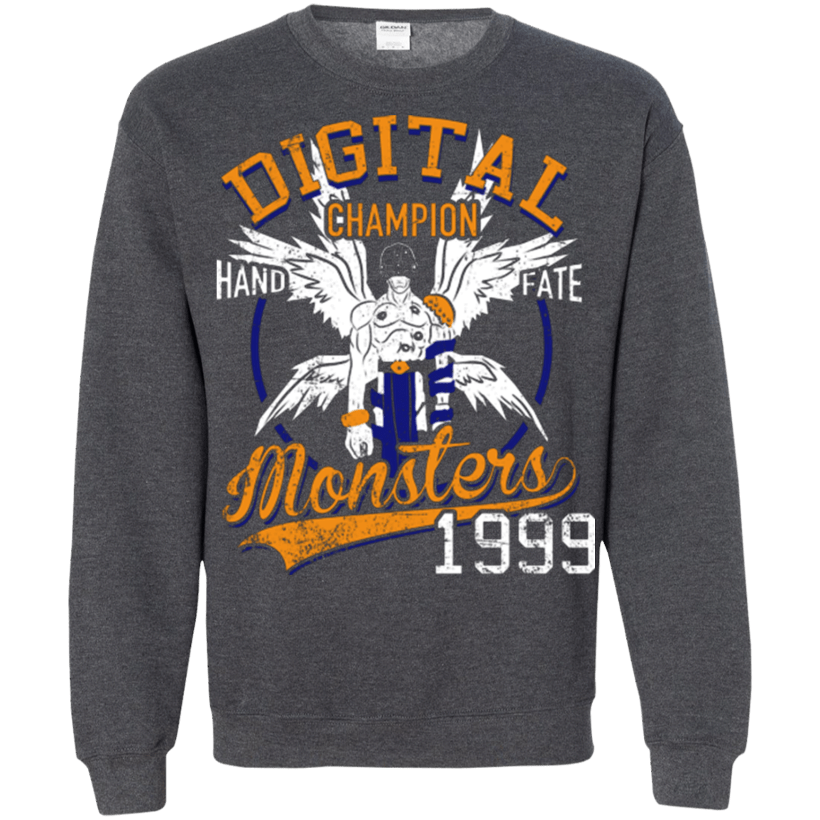 Sweatshirts Dark Heather / Small HAND OF FATE Crewneck Sweatshirt