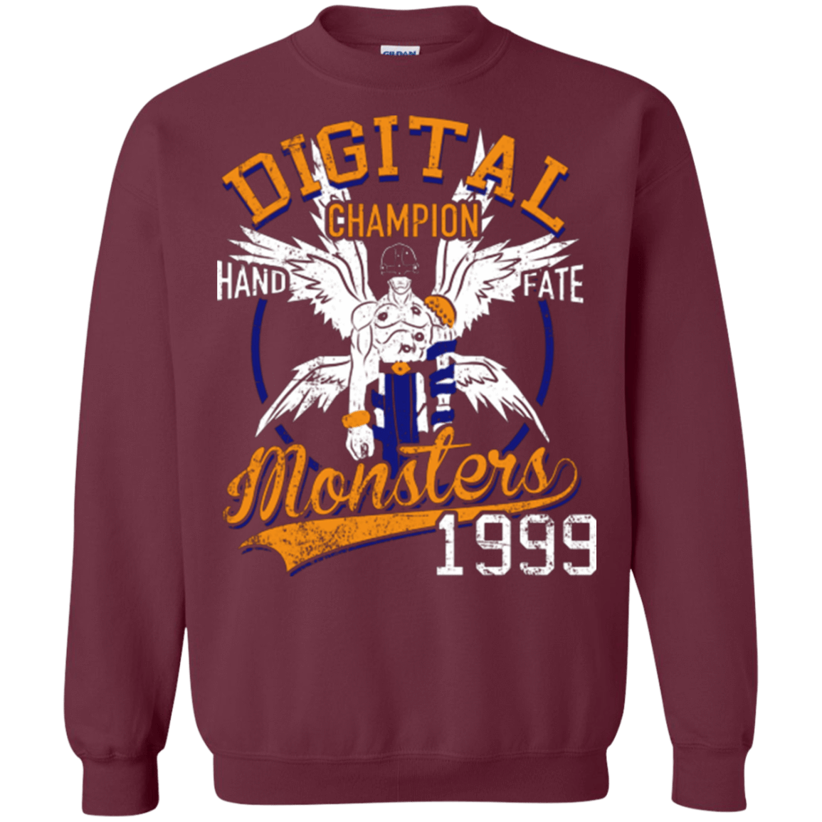 Sweatshirts Maroon / Small HAND OF FATE Crewneck Sweatshirt