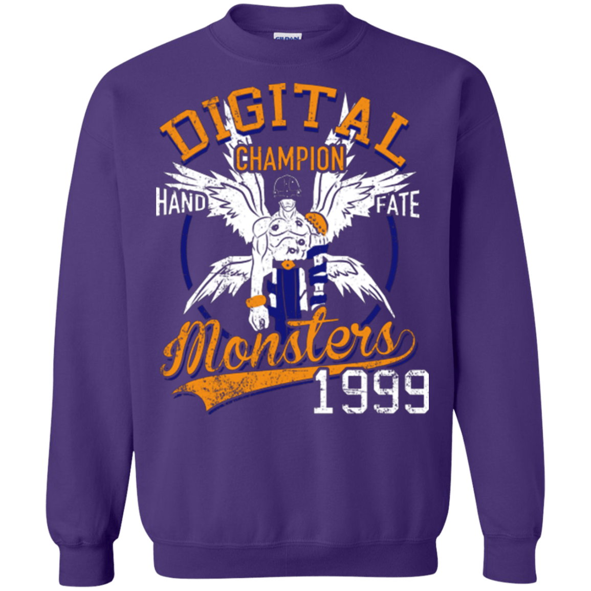 Sweatshirts Purple / Small HAND OF FATE Crewneck Sweatshirt