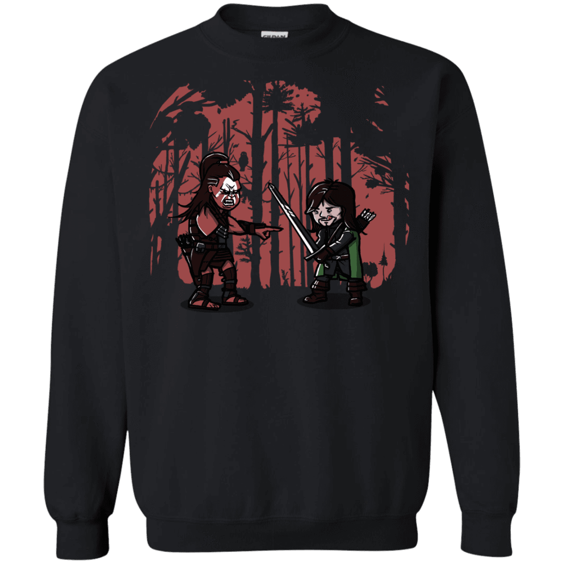 Sweatshirts Black / Small Hands Crewneck Sweatshirt