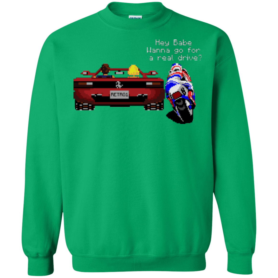 Sweatshirts Irish Green / Small Hang On to Outrun Crewneck Sweatshirt