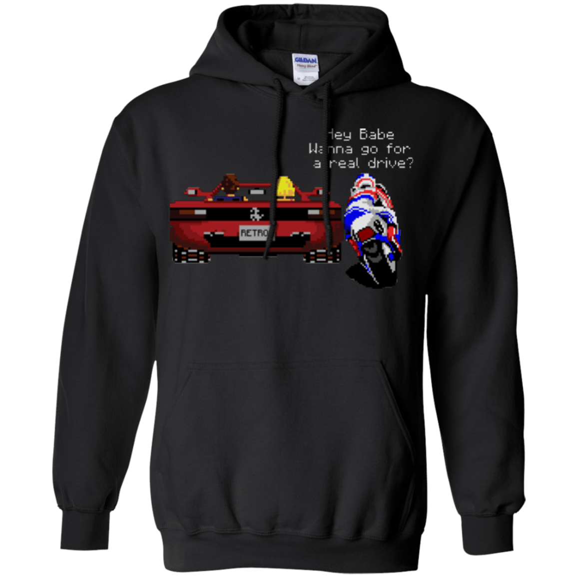 Sweatshirts Black / Small Hang On to Outrun Pullover Hoodie