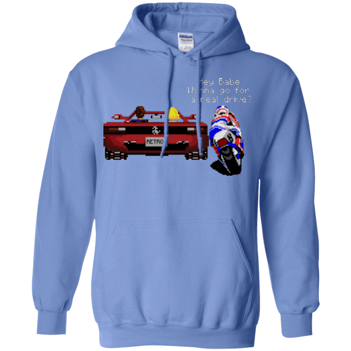Sweatshirts Carolina Blue / Small Hang On to Outrun Pullover Hoodie