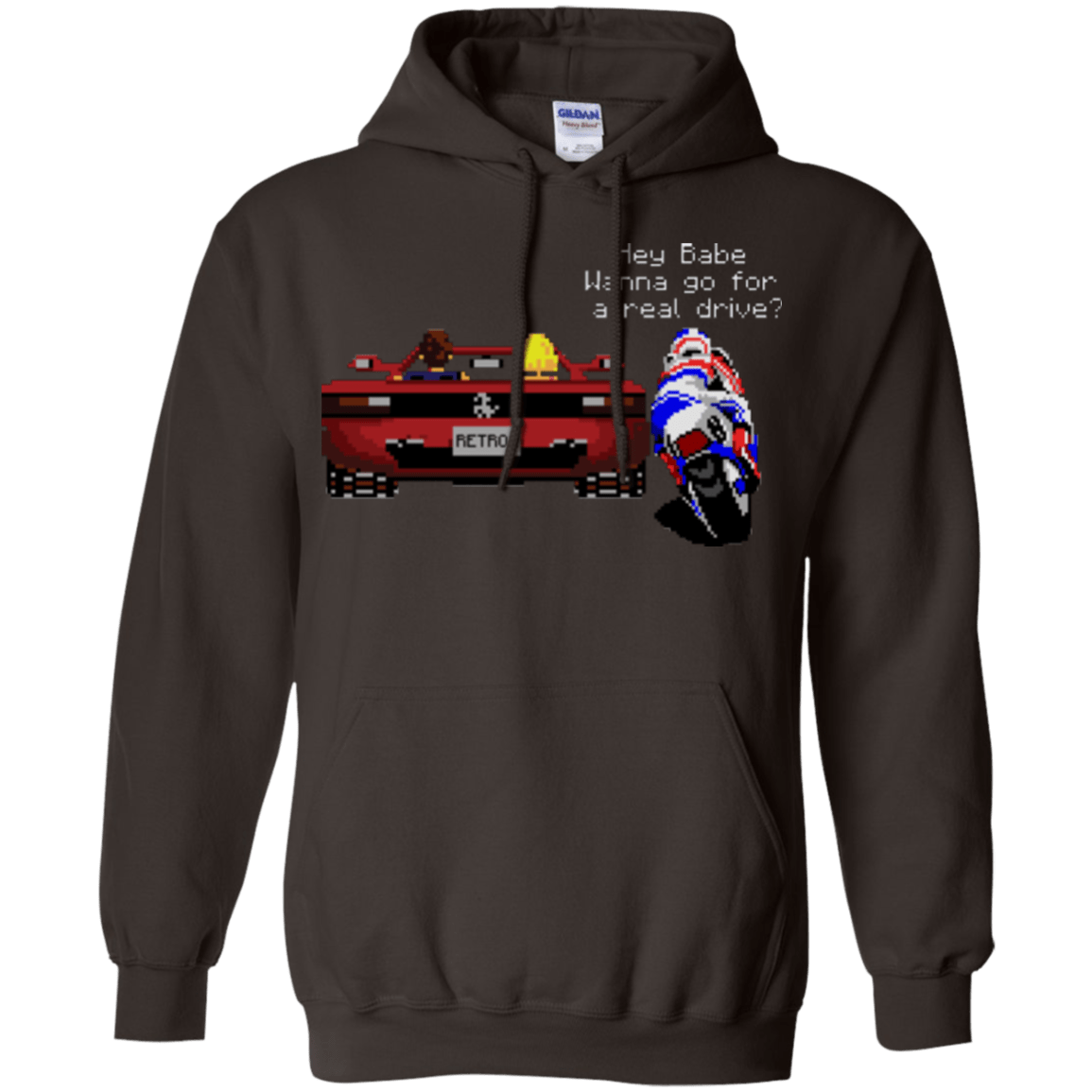 Sweatshirts Dark Chocolate / Small Hang On to Outrun Pullover Hoodie