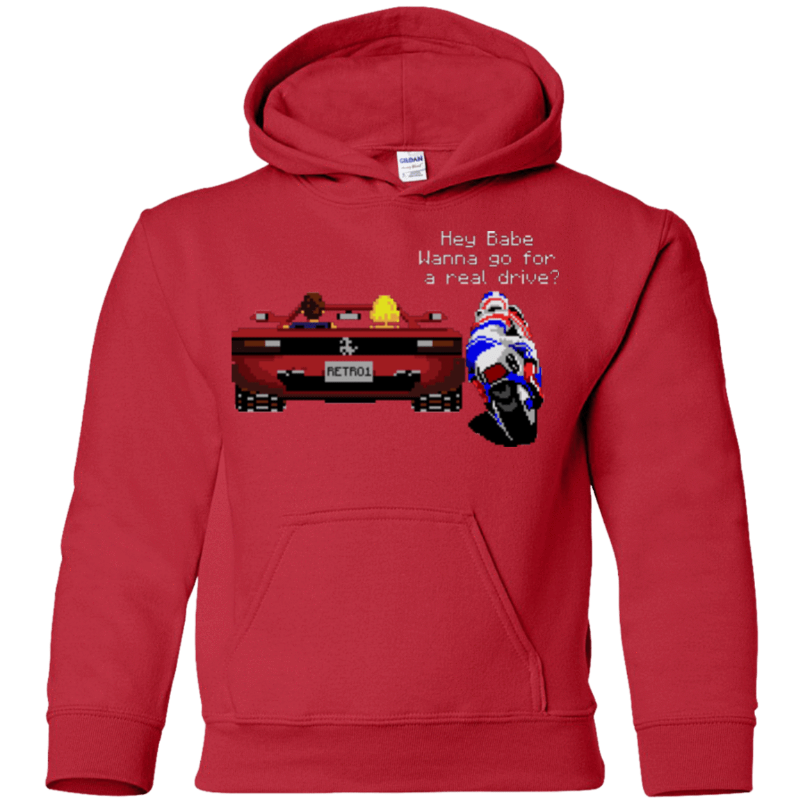 Sweatshirts Red / YS Hang On to Outrun Youth Hoodie