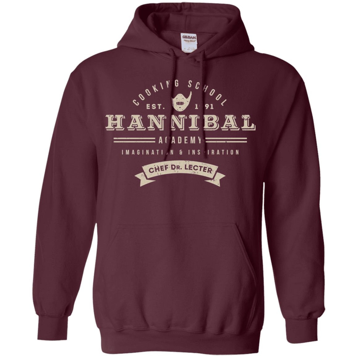 Sweatshirts Maroon / S Hannibal Academy Pullover Hoodie