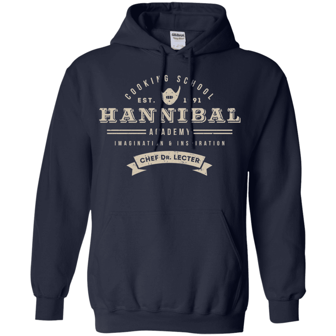 Sweatshirts Navy / S Hannibal Academy Pullover Hoodie
