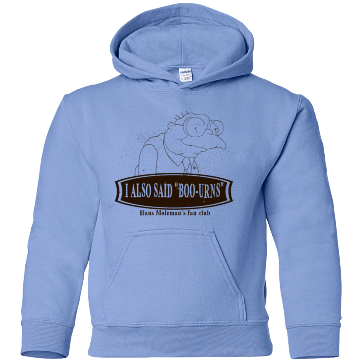 Sweatshirts Carolina Blue / YS Hans Moleman Fans Club Youth Hoodie