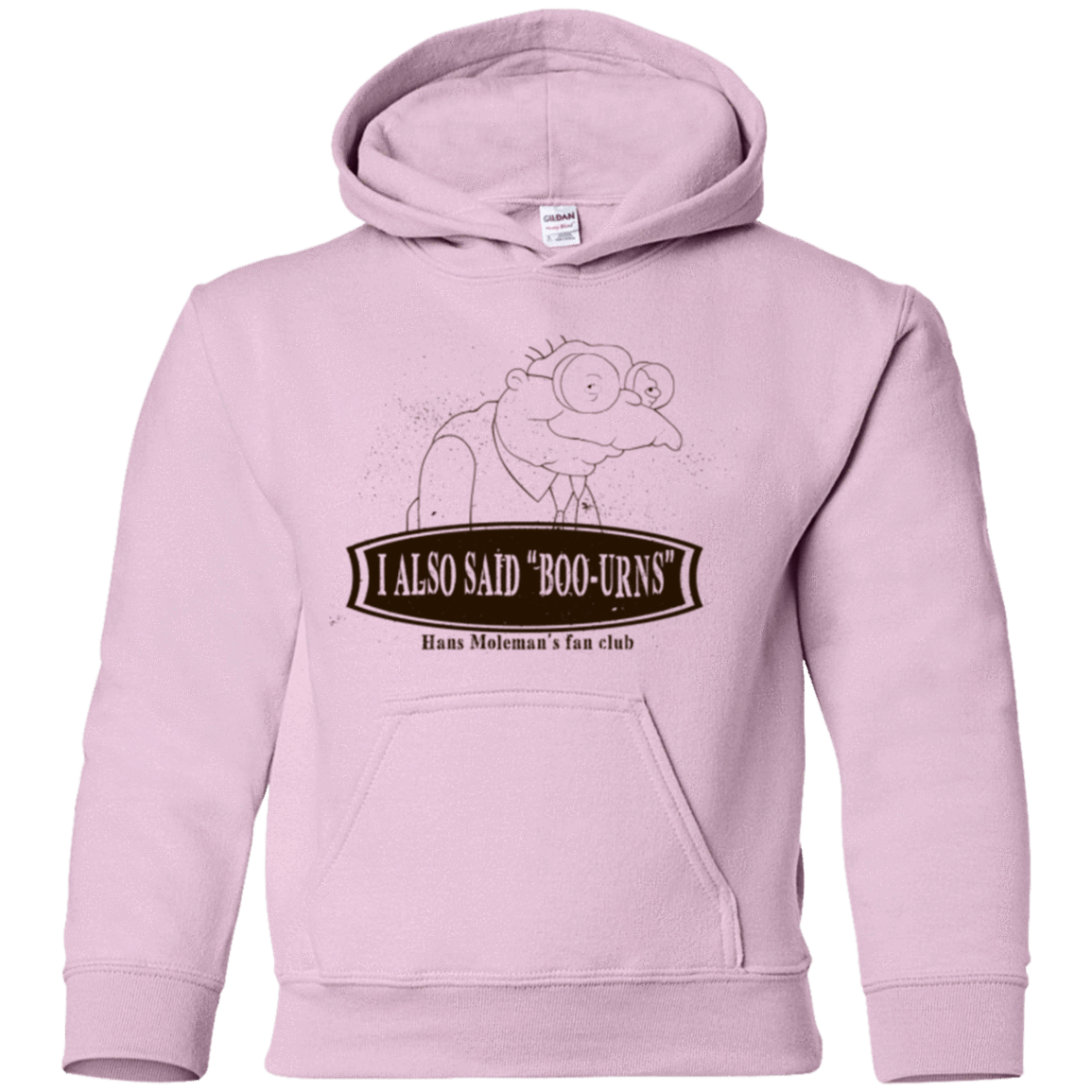 Sweatshirts Light Pink / YS Hans Moleman Fans Club Youth Hoodie
