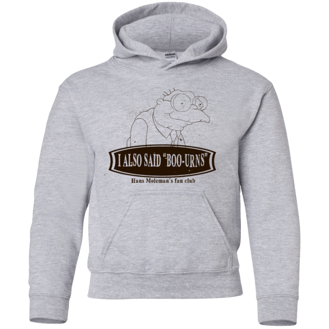 Sweatshirts Sport Grey / YS Hans Moleman Fans Club Youth Hoodie