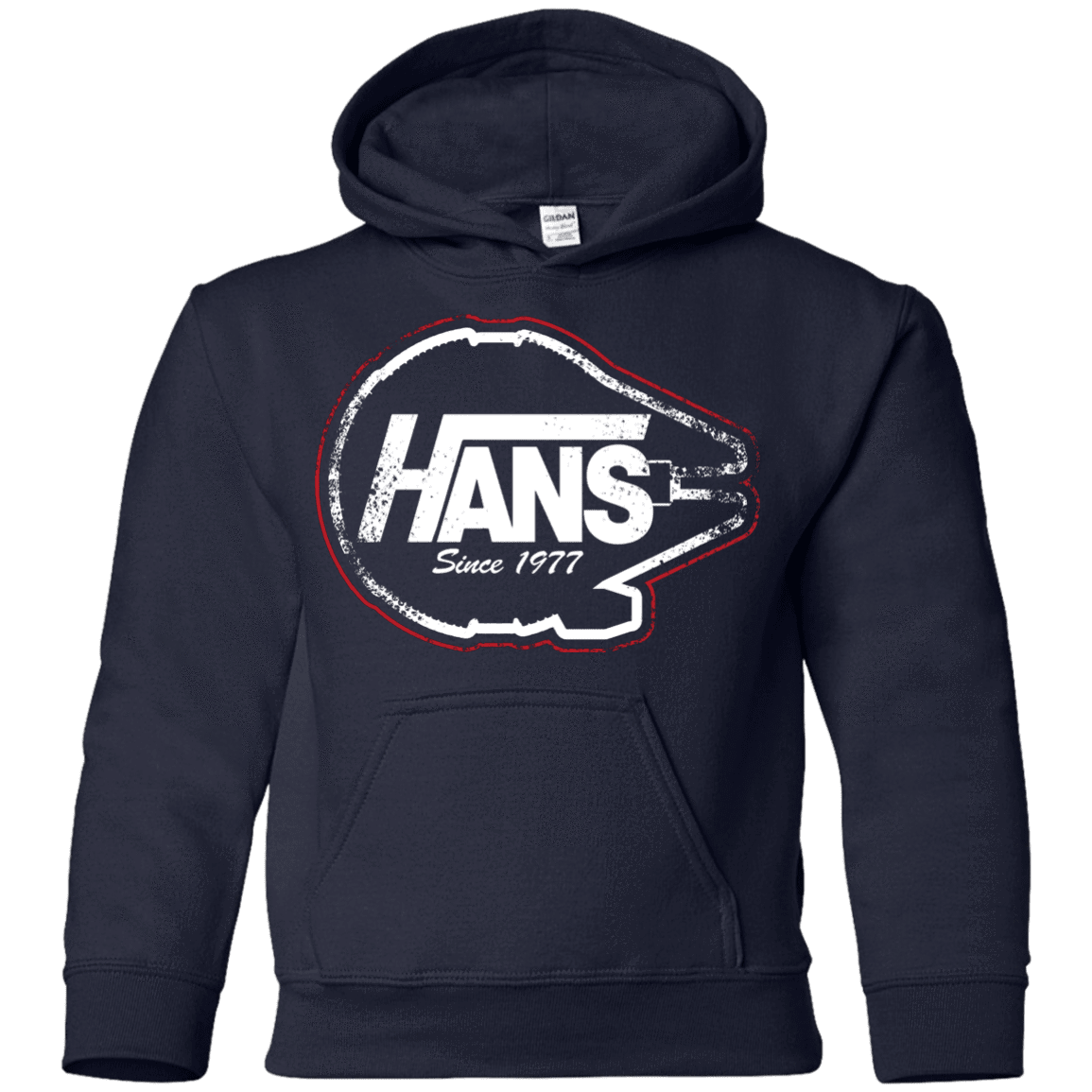 Sweatshirts Navy / YS Hans Youth Hoodie