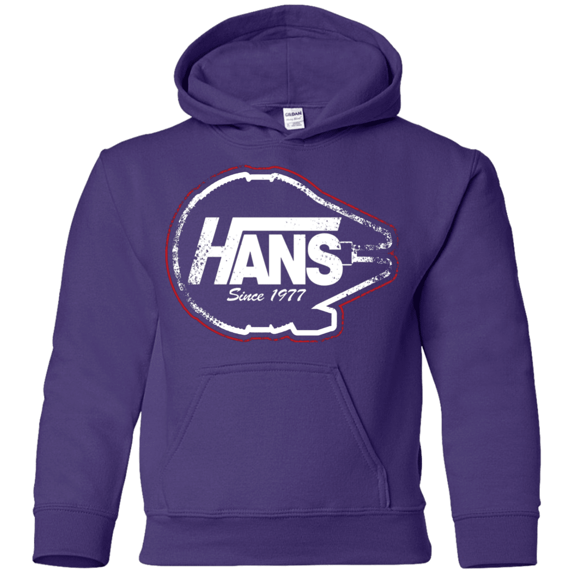 Sweatshirts Purple / YS Hans Youth Hoodie