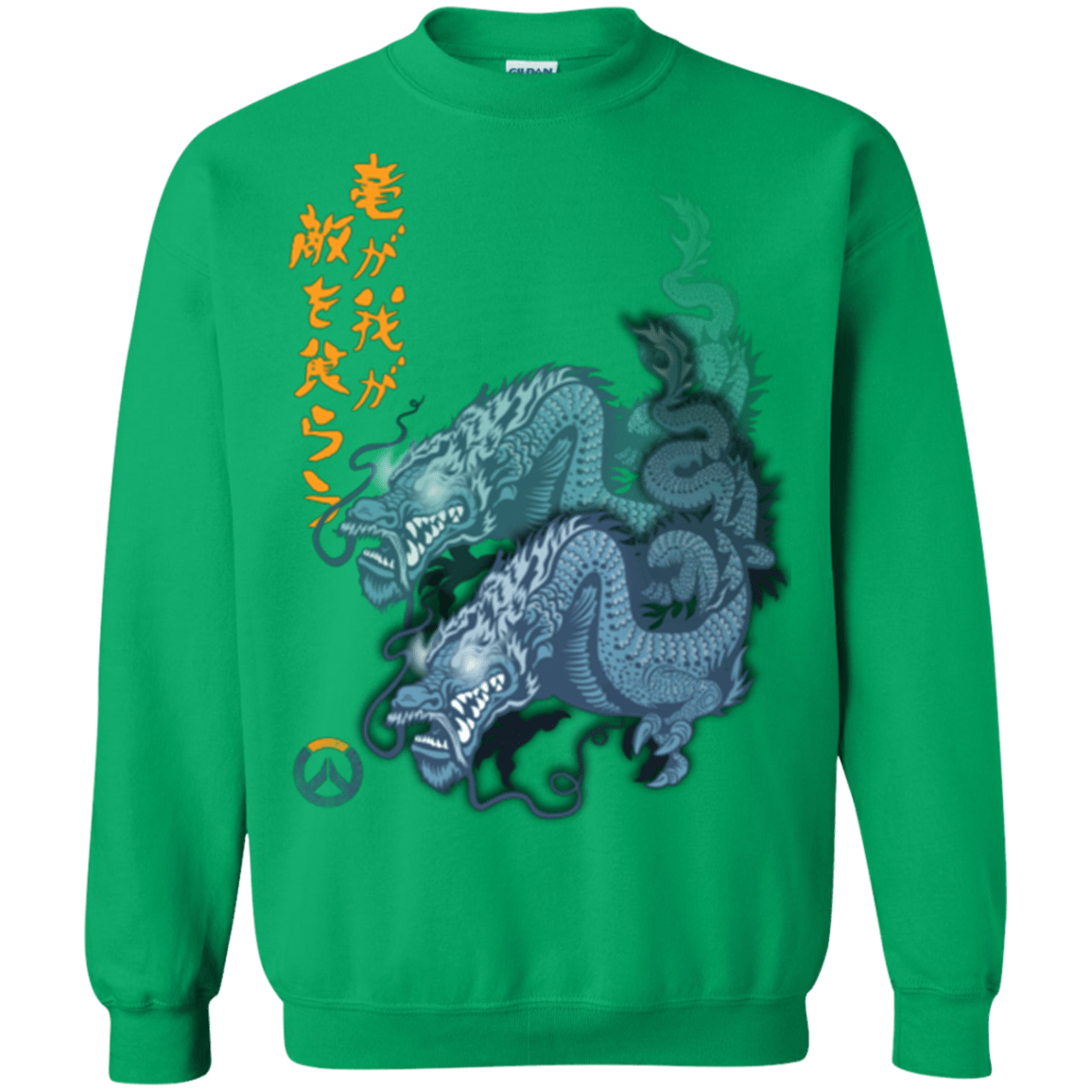 Sweatshirts Irish Green / Small Hanzo Crewneck Sweatshirt
