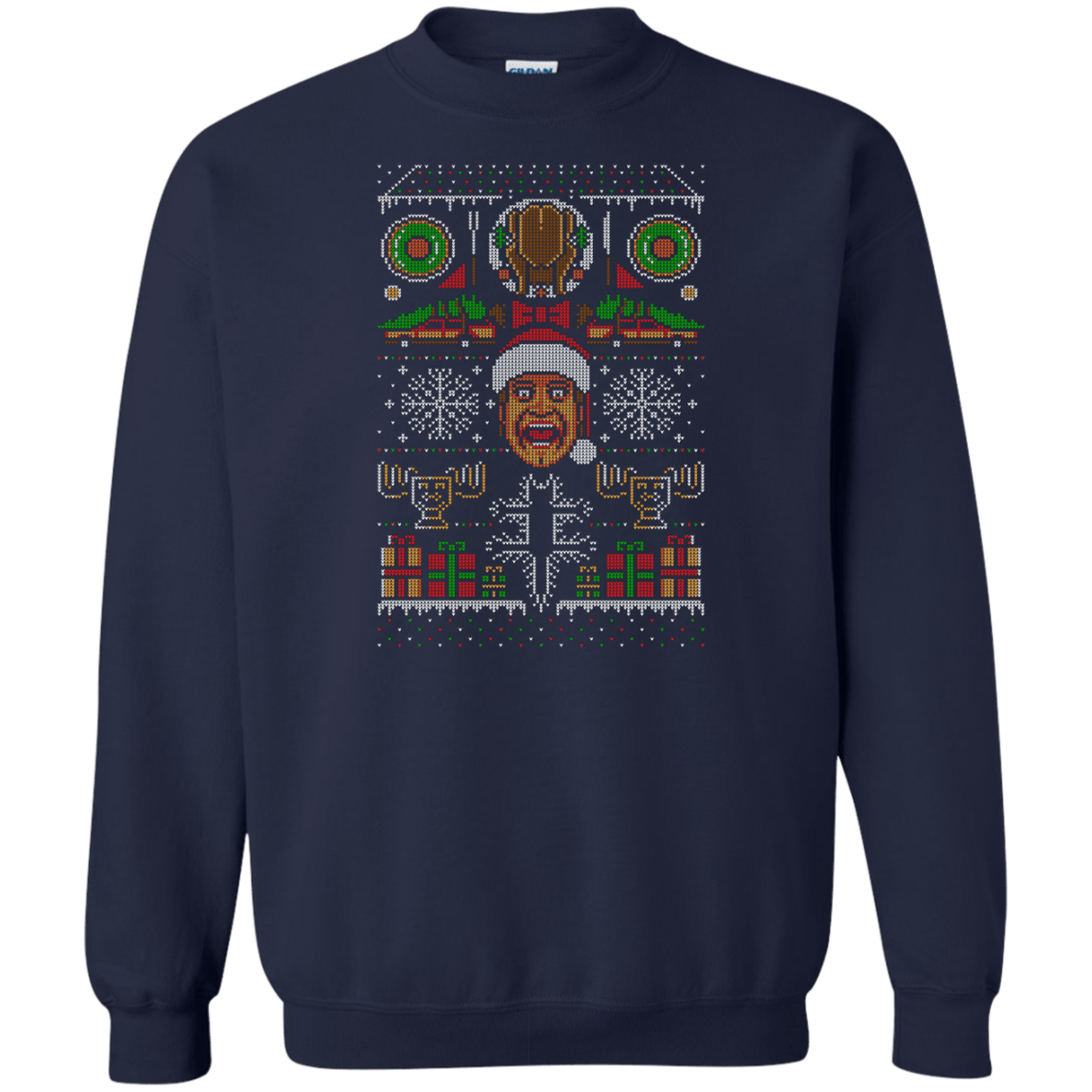 Sweatshirts Navy / Small Hap Hap Happiest Christmas Crewneck Sweatshirt