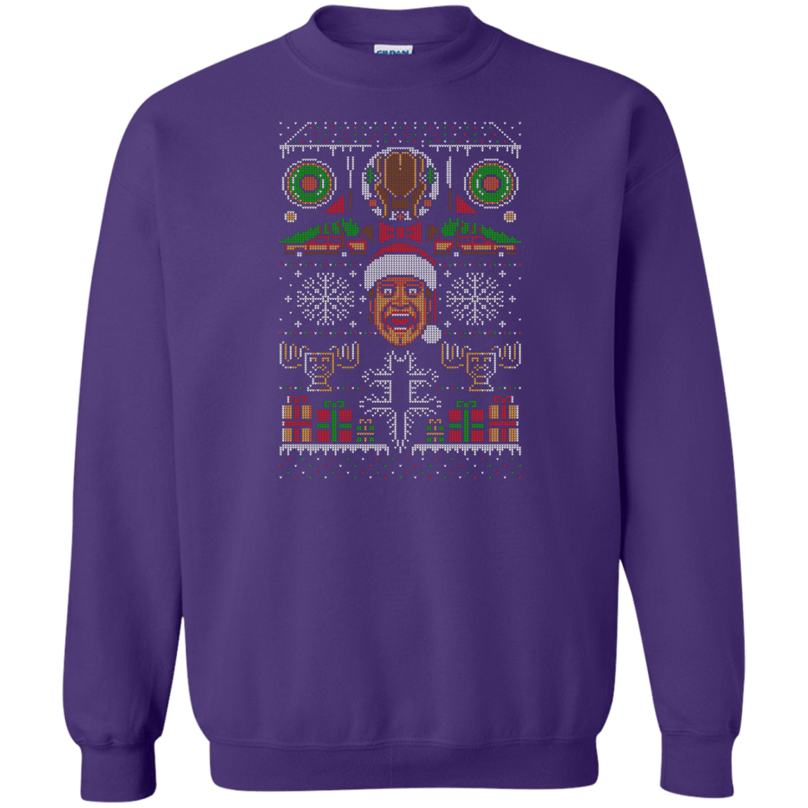 Sweatshirts Purple / Small Hap Hap Happiest Christmas Crewneck Sweatshirt