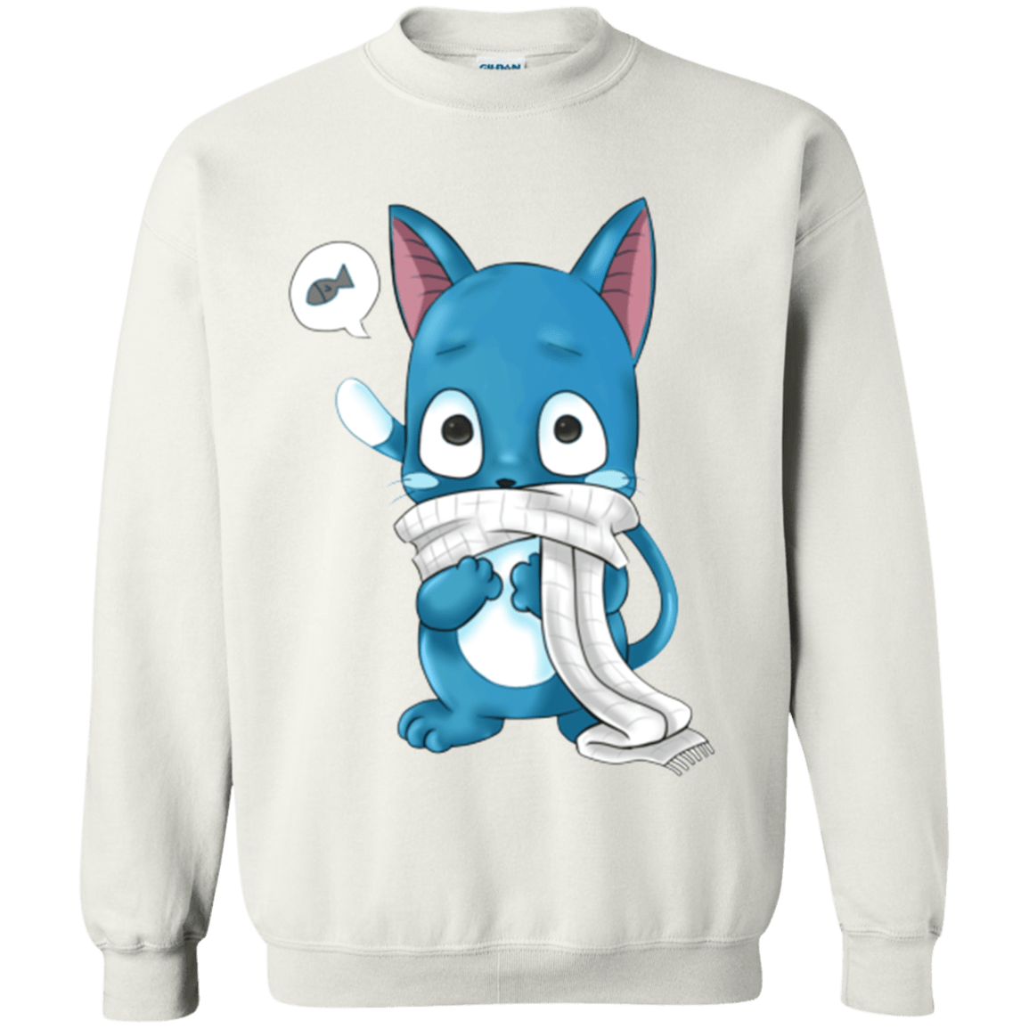 Sweatshirts White / Small Happy Crewneck Sweatshirt