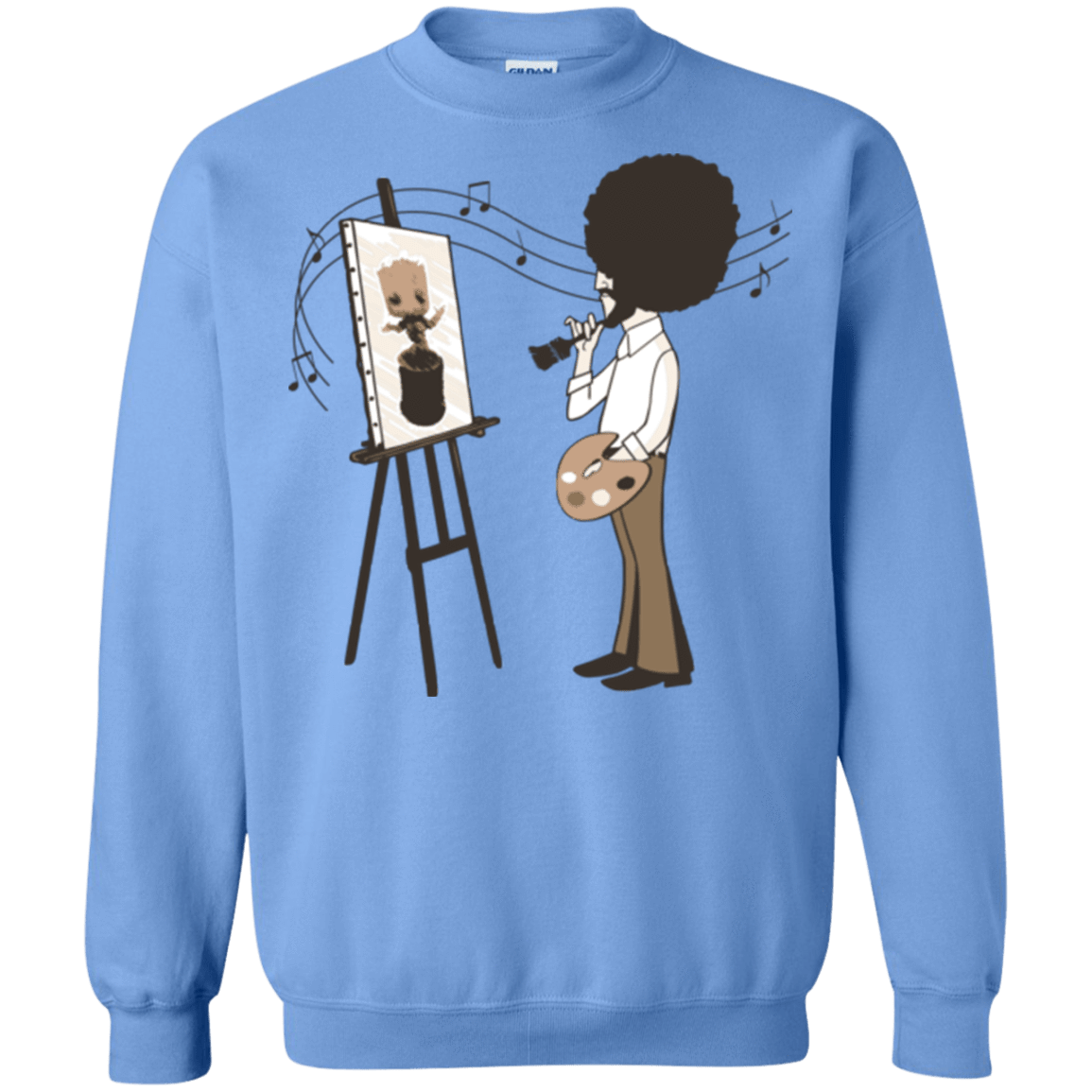 Sweatshirts Carolina Blue / Small Happy Little Tree Crewneck Sweatshirt