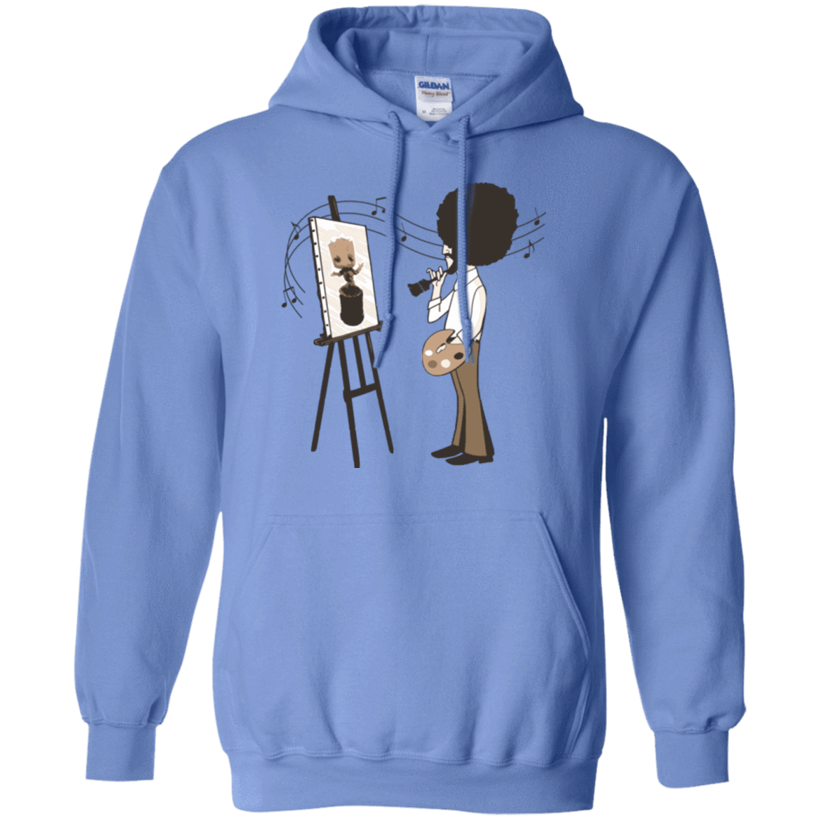 Sweatshirts Carolina Blue / Small Happy Little Tree Pullover Hoodie