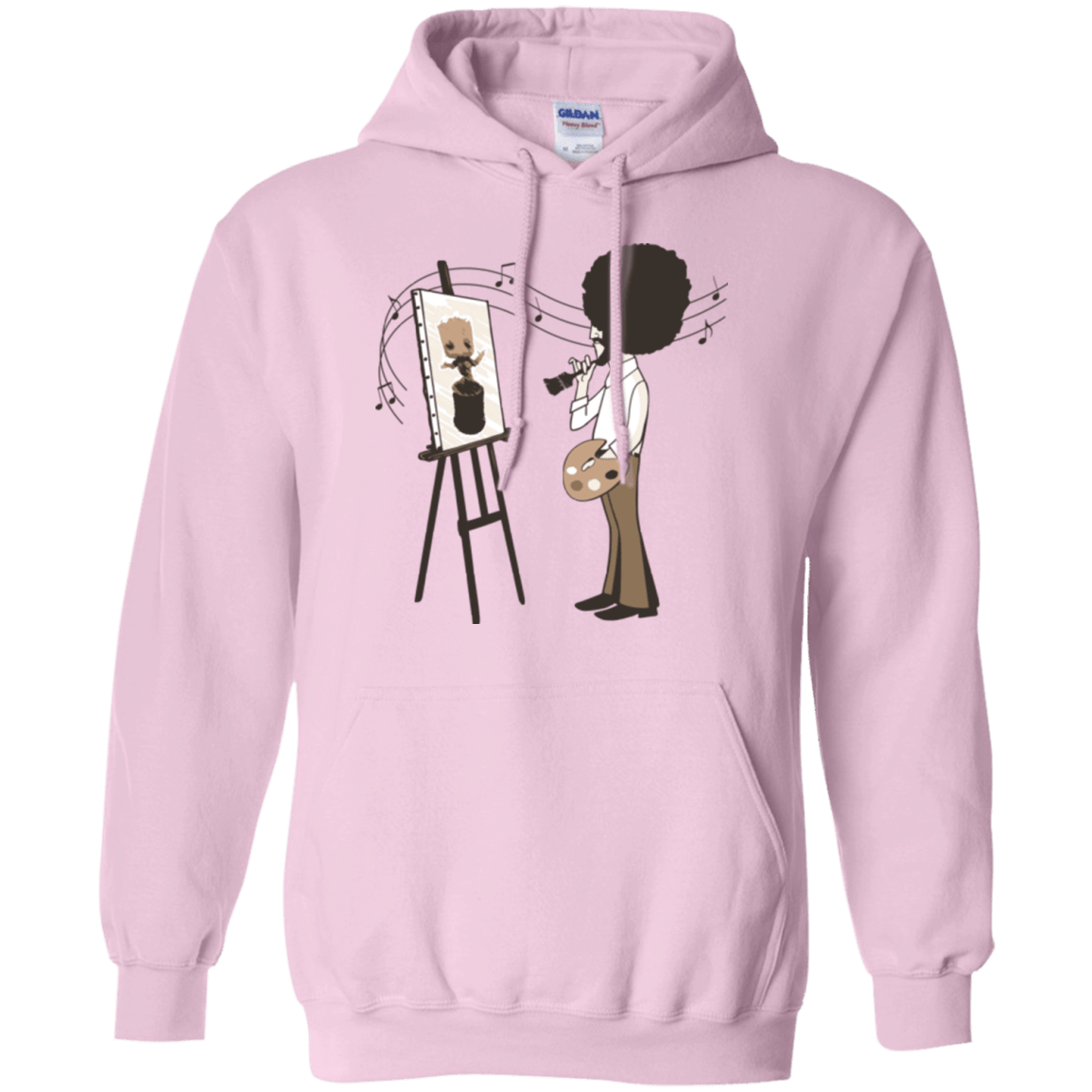 Sweatshirts Light Pink / Small Happy Little Tree Pullover Hoodie