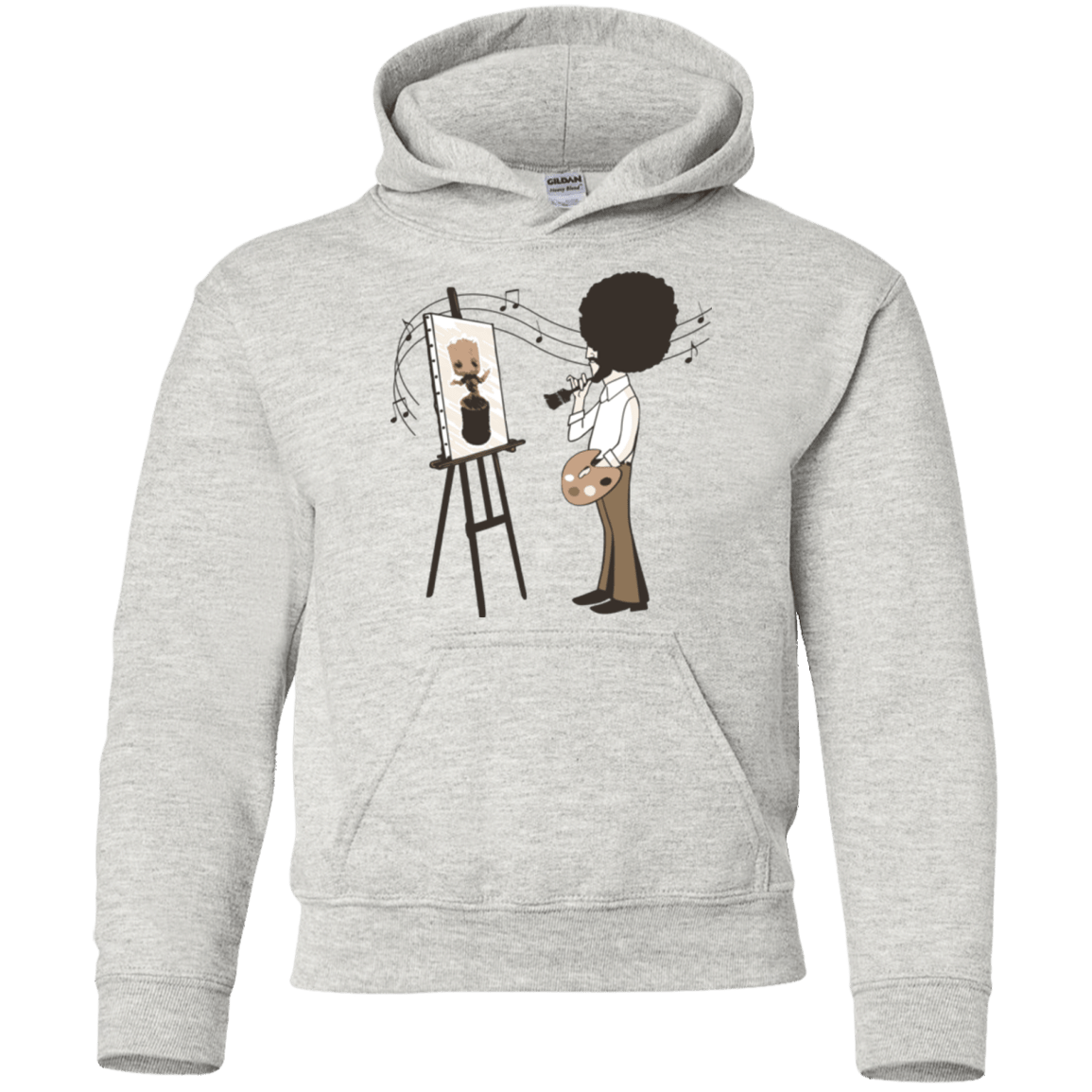 Sweatshirts Ash / YS Happy Little Tree Youth Hoodie