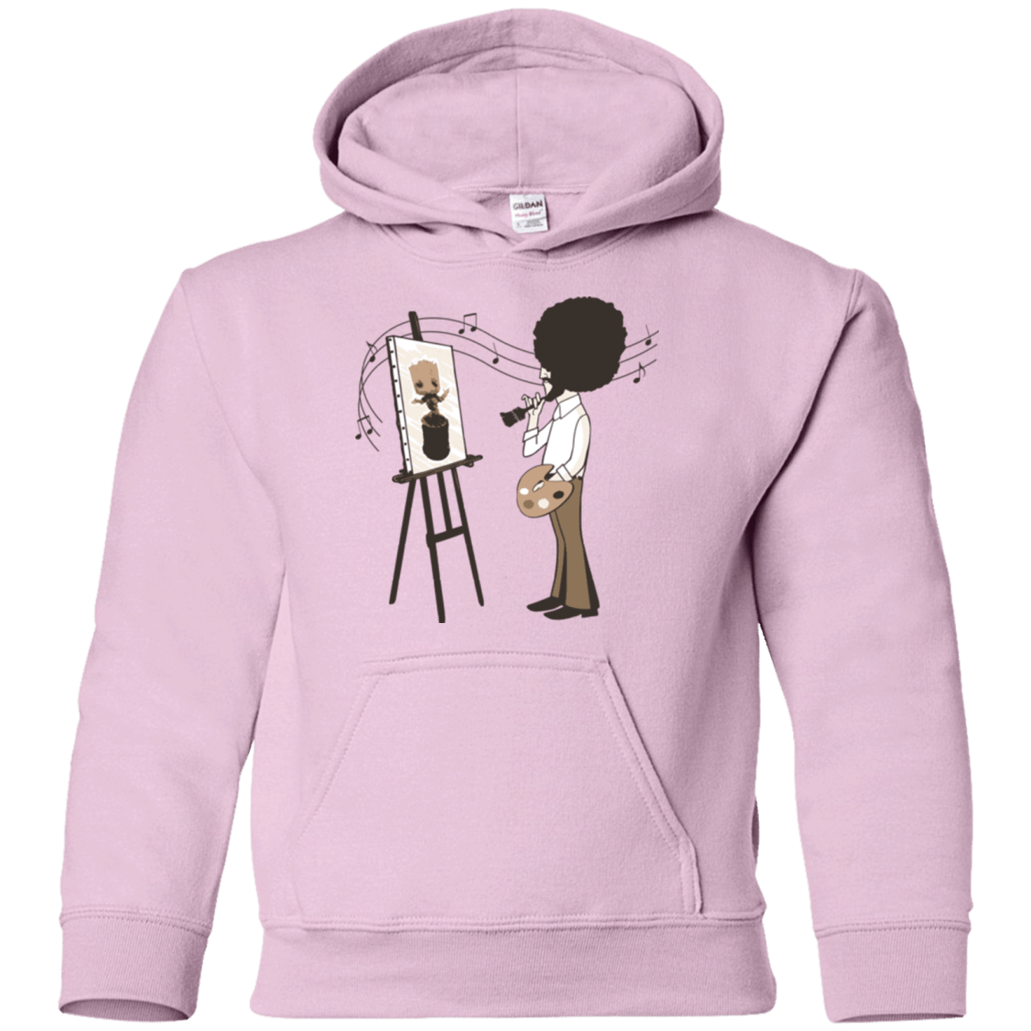 Sweatshirts Light Pink / YS Happy Little Tree Youth Hoodie