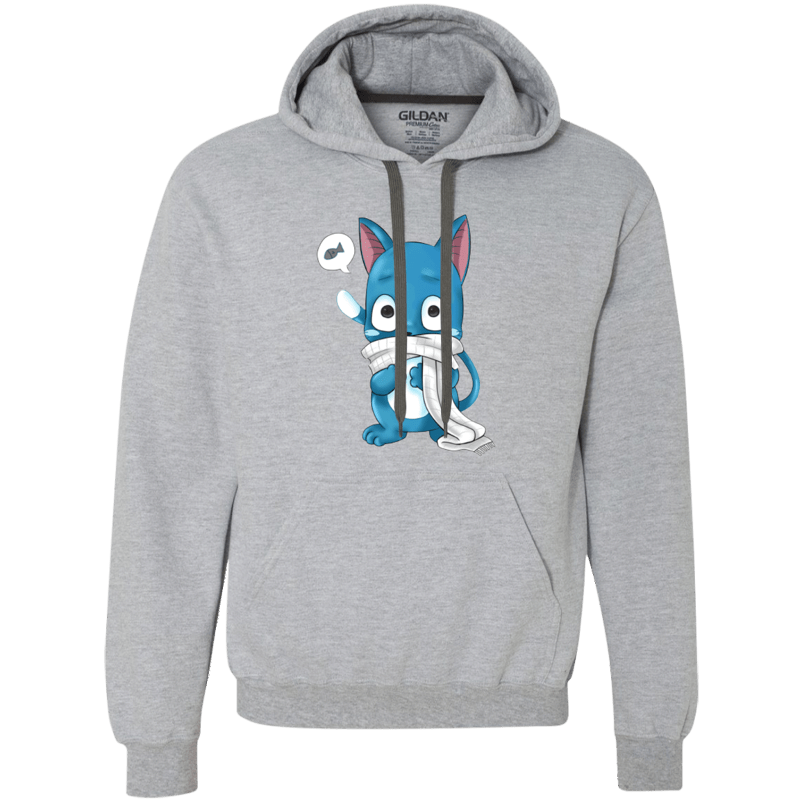 Sweatshirts Sport Grey / Small Happy Premium Fleece Hoodie