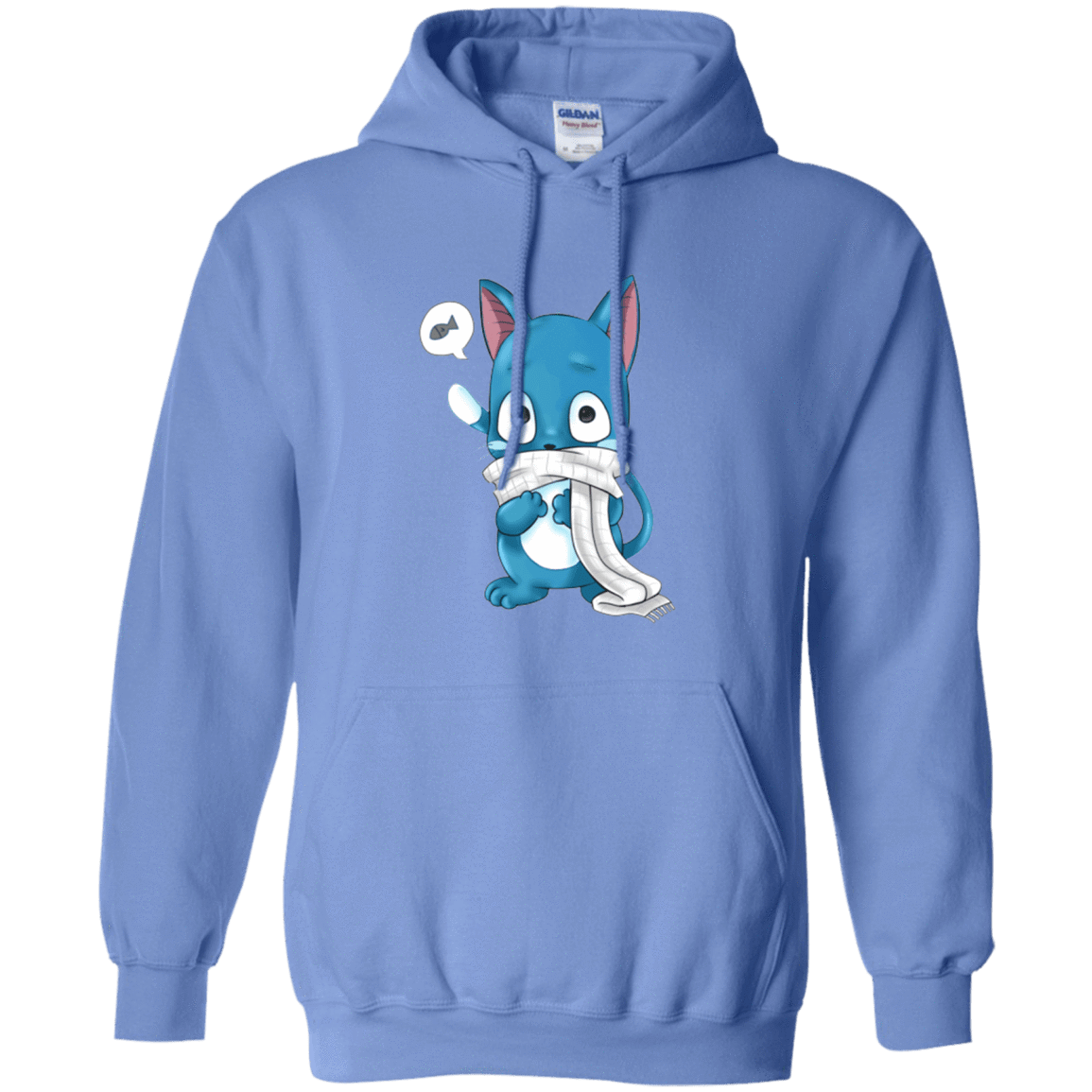 Sweatshirts Carolina Blue / Small Happy Pullover Hoodie