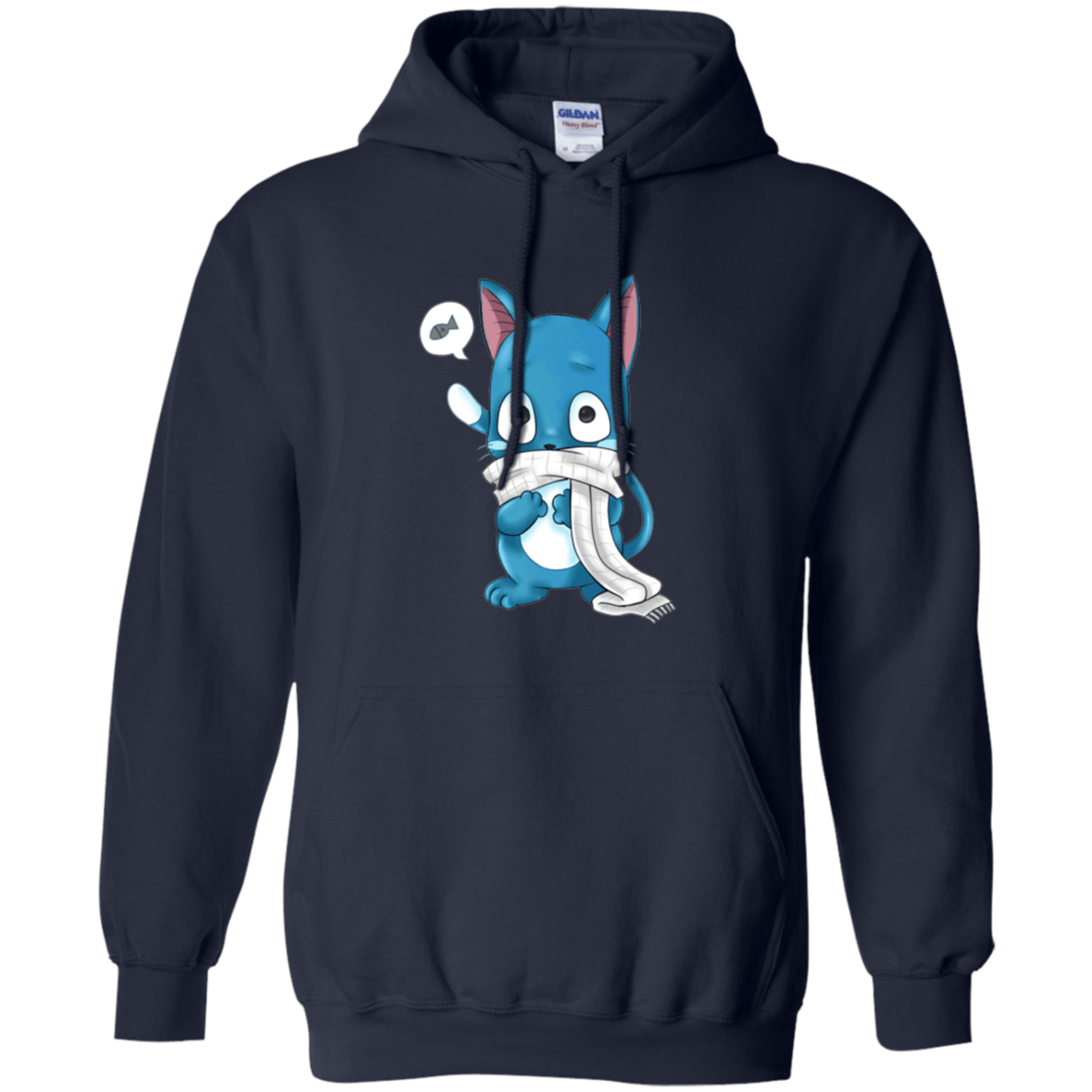 Sweatshirts Navy / Small Happy Pullover Hoodie