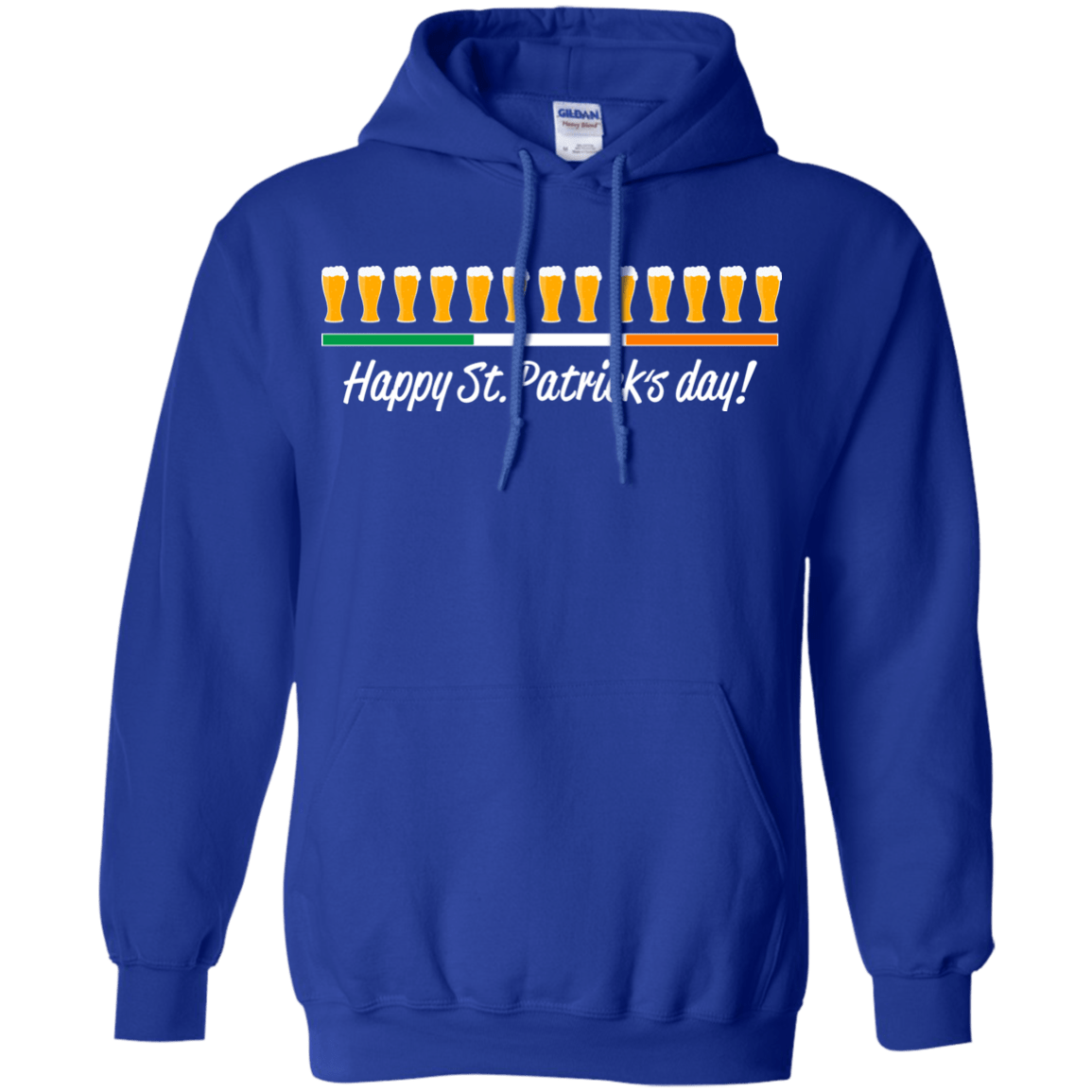 Sweatshirts Royal / Small Happy St.Patricks Day Pullover Hoodie