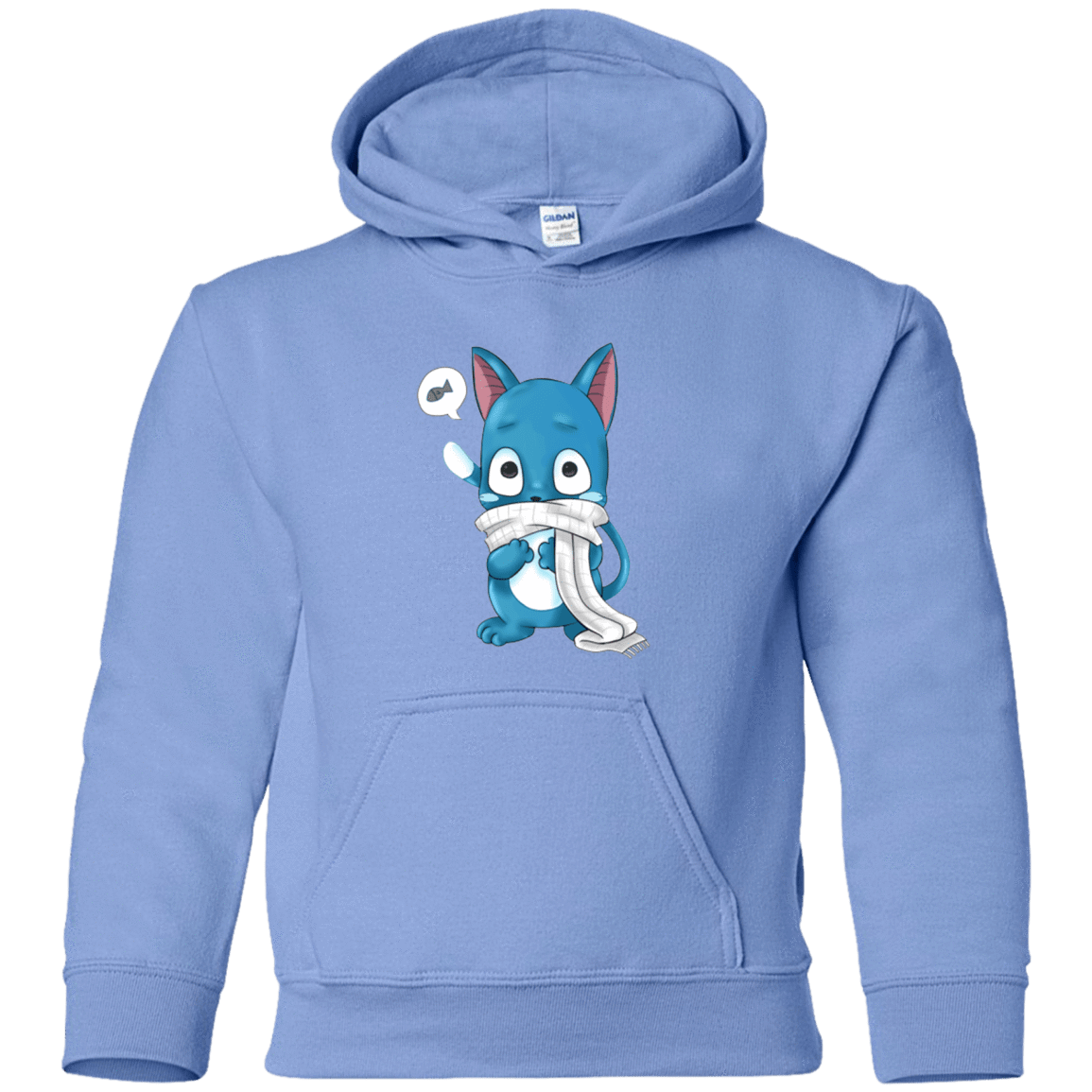 Sweatshirts Carolina Blue / YS Happy Youth Hoodie