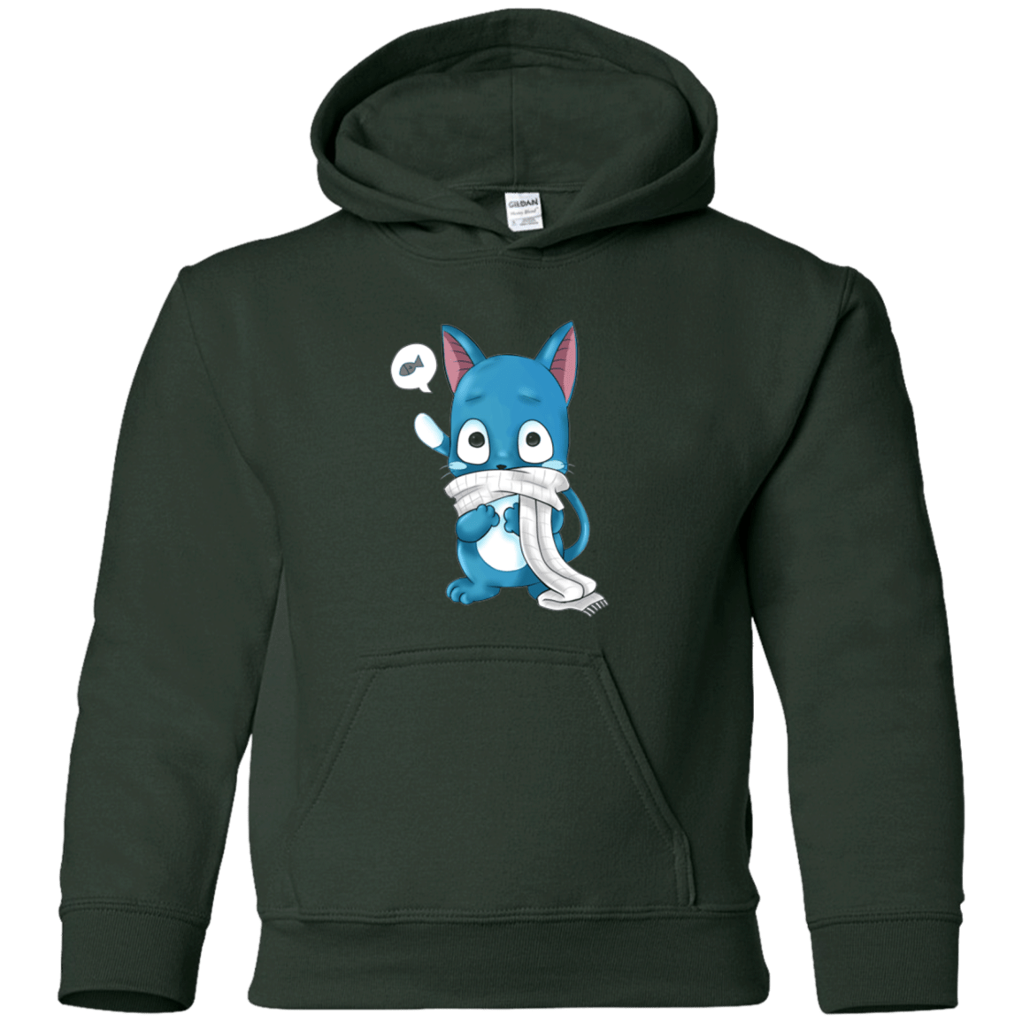 Sweatshirts Forest Green / YS Happy Youth Hoodie