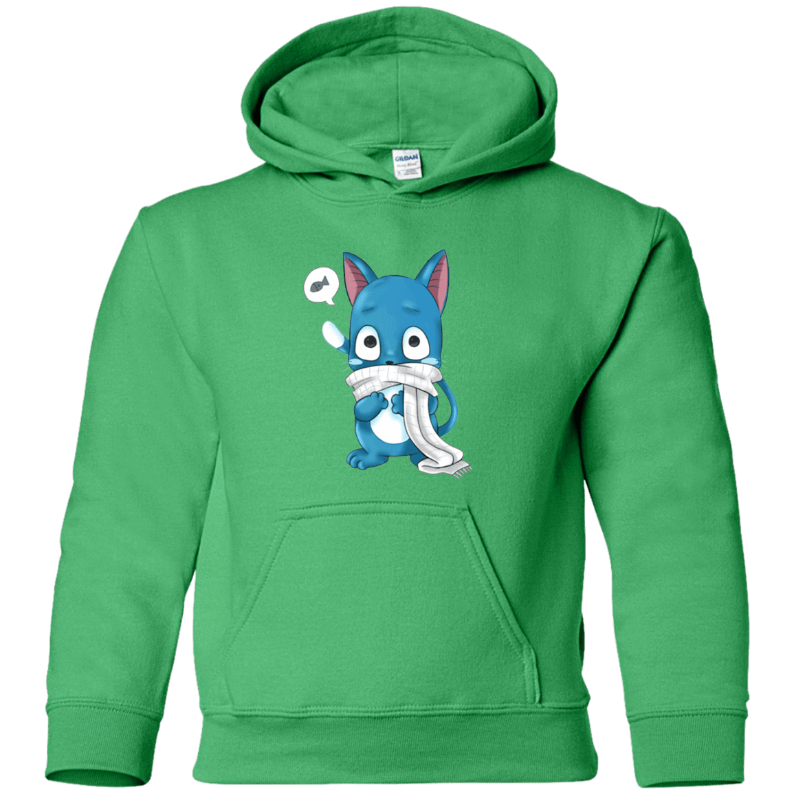Sweatshirts Irish Green / YS Happy Youth Hoodie