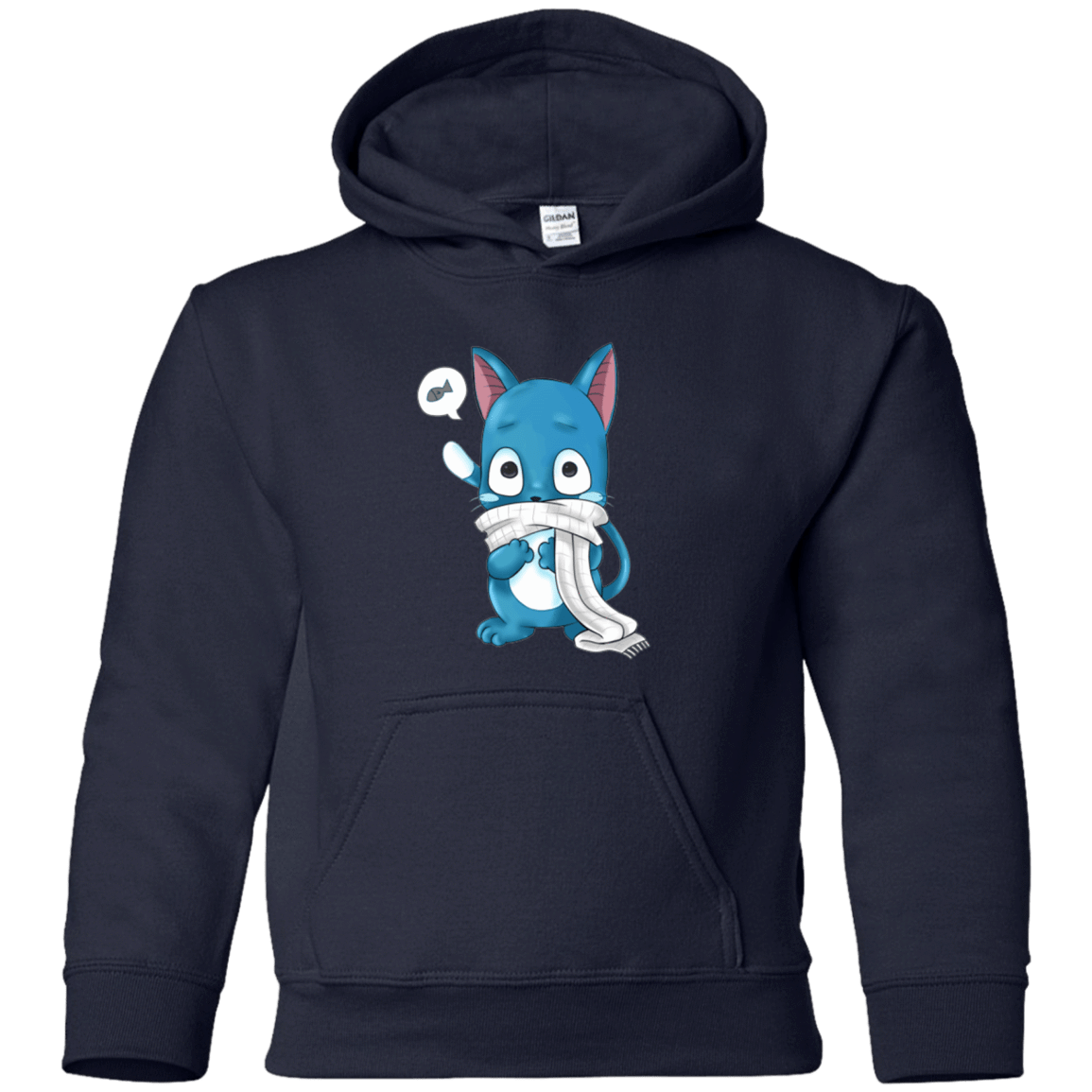 Sweatshirts Navy / YS Happy Youth Hoodie