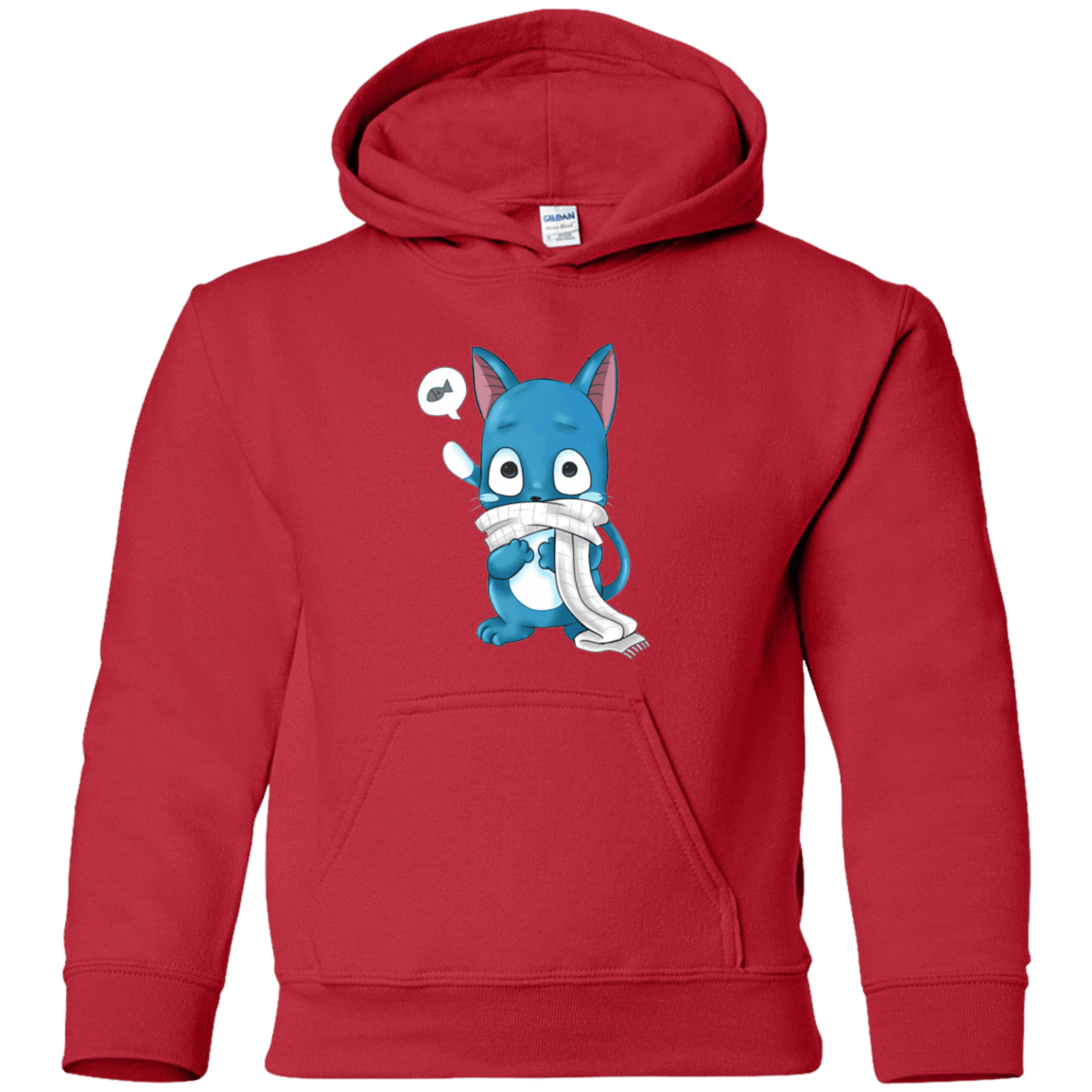 Sweatshirts Red / YS Happy Youth Hoodie